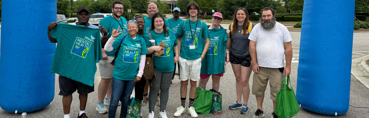 Club Horizon Members at NAMI Walk in Wake County