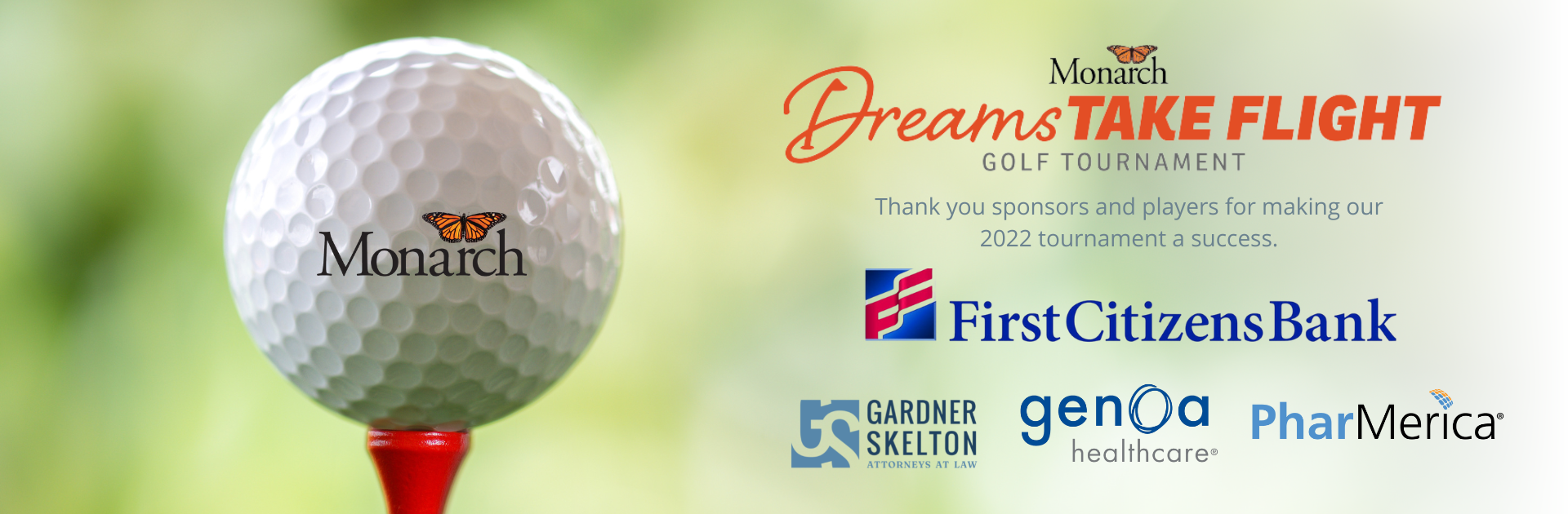 2022 Golf Tournament – Thank You to Our Sponsors