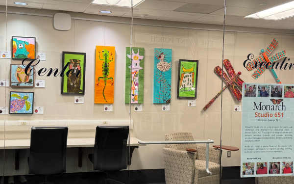 studio 651 artwork featured at piedmont triad international airport