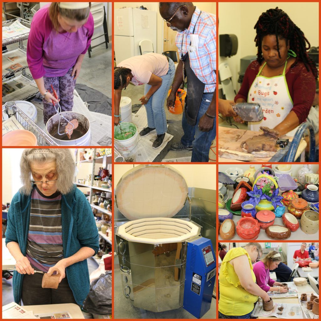 Clay, Color, Creativity: MCACC Day Program Participants Explore the Art of Making Pottery