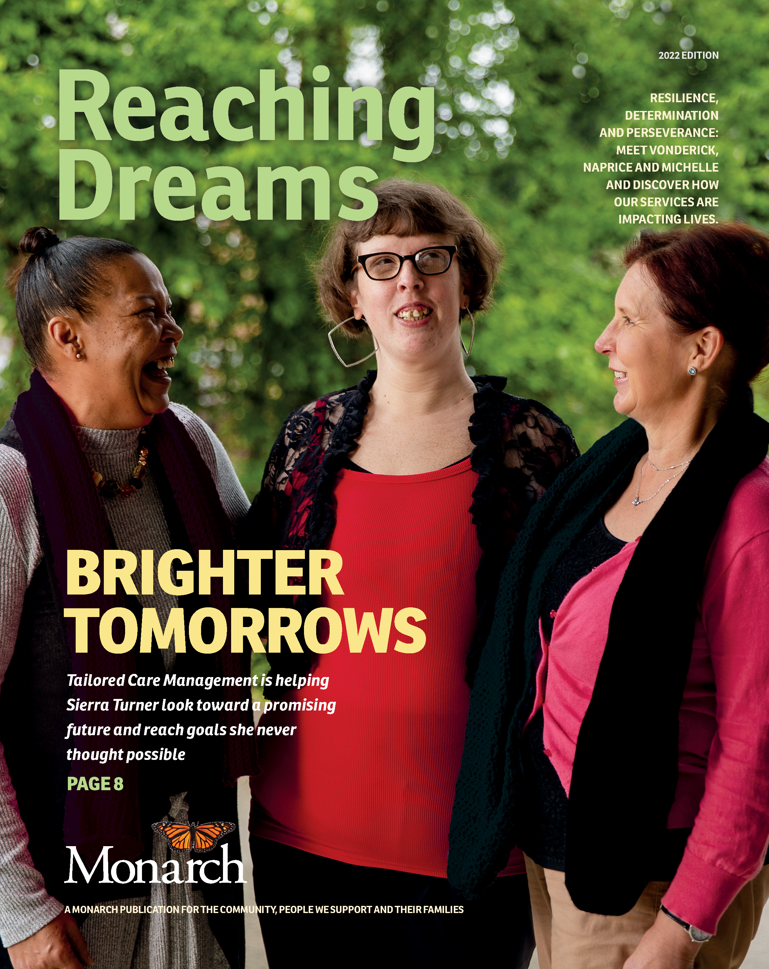 cover of Reaching Dreams magazine
